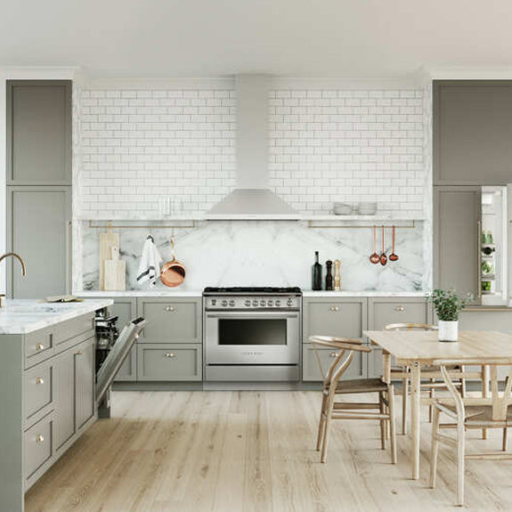 FISHERPAYKEL CANOPY WALL RANGEHOOD STAINLESS STEEL 90CM