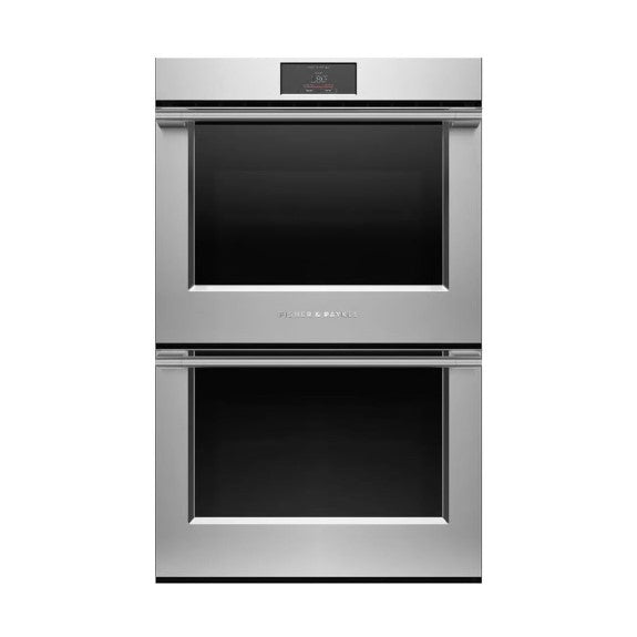 FISHERPAYKEL PRO STYLE DOUBLE OVEN SELF CLEANING SS 76CM