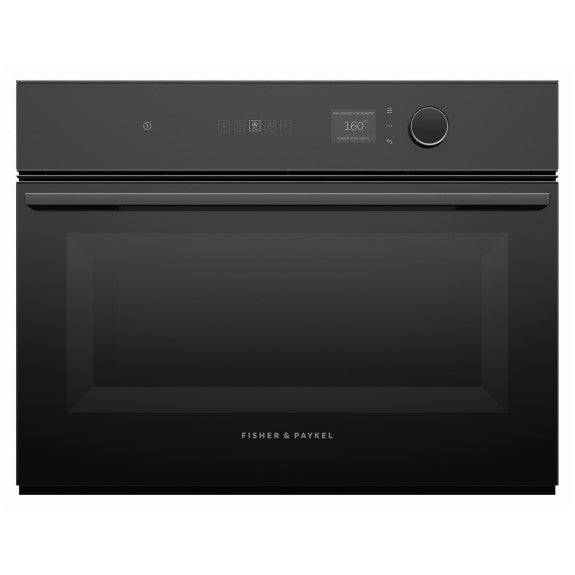 FISHERPAYKEL MICROWAVE OVEN COMPANION SMARTHQ MINIMAL BLACK 60CM
