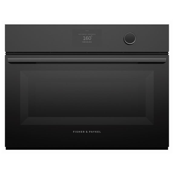 FISHERPAYKEL MICROWAVE OVEN COMPANION SMARTHQ MINIMAL BLACK 60CM