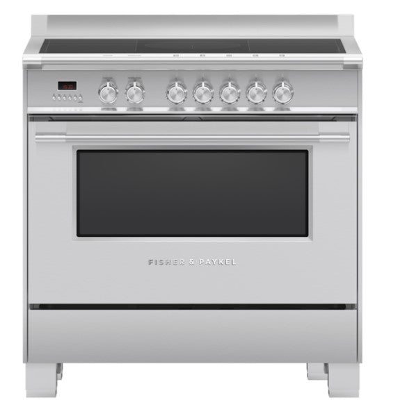 FISHERPAYKEL FREESTANDING INDUCTION COOKER STAINLESS STEEL 90CM