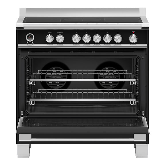 FISHERPAYKEL FREESTANDING INDUCTION COOKER BLACK 90CM