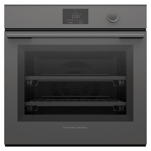 FISHERPAYKEL FULL STEAM OVEN SMARTHQ MINIMAL GREY 60CM