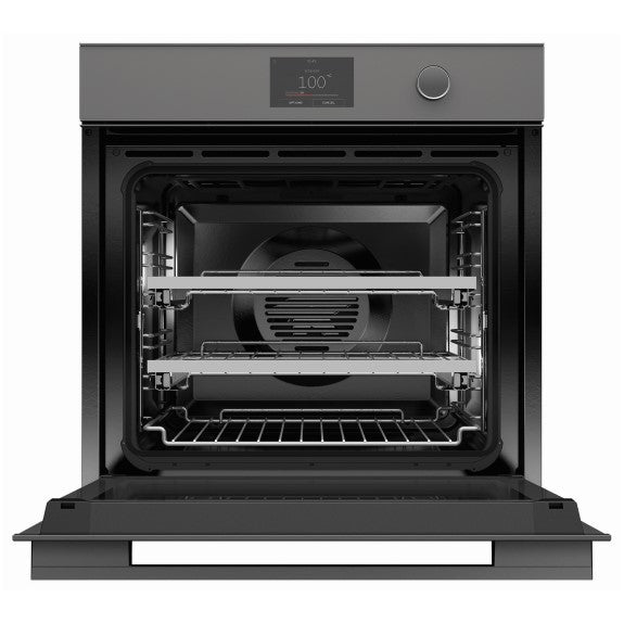 FISHERPAYKEL FULL STEAM OVEN SMARTHQ MINIMAL GREY 60CM