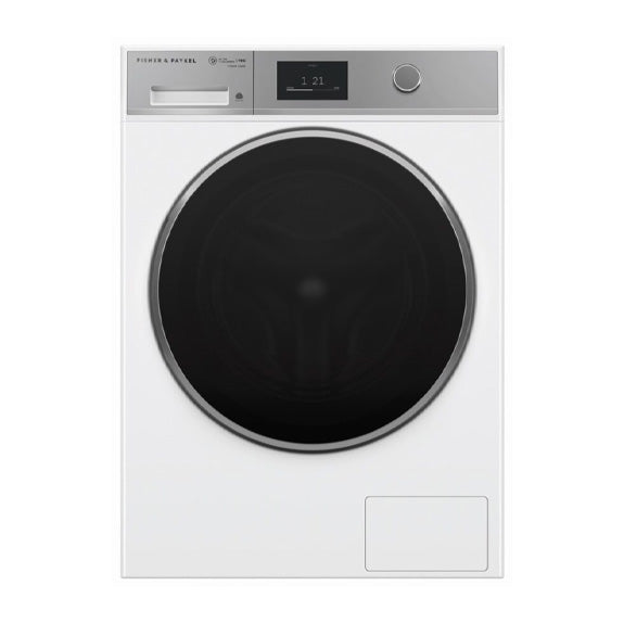 FISHERPAYKEL FRONT LOAD WASHER WI-FI SMART TOUCH DIAL WHITE 11KG 60CM