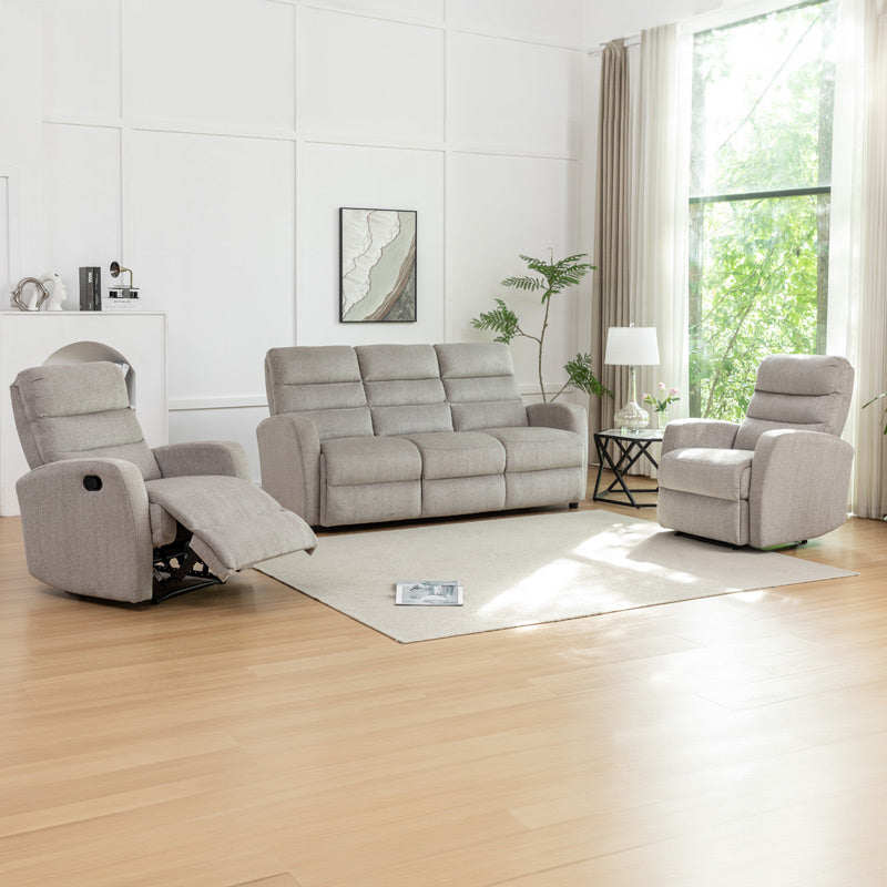ECHO ECHO GREY - RIVER SUEDE - 3 SEATER + R + R