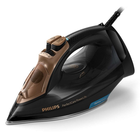 PHILIPS PERFECTCARE POWERLIFE STEAM IRON BLACK GOLD