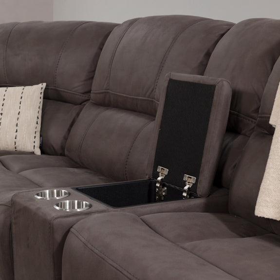 GRANDVIEW GRANDVIEW ASH - FABRIC - ELECTRIC RECLINING CORNER LOUNGE