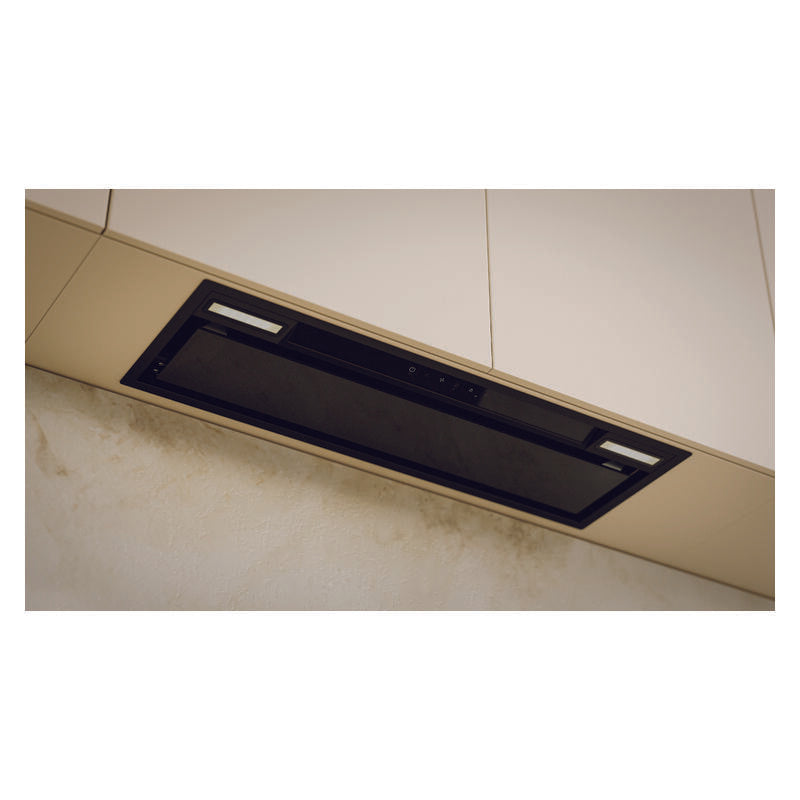 HAIER 600 SERIES INTEGRATED INSERT WALL RANGEHOOD HOOD TO HOB BLK 90CM