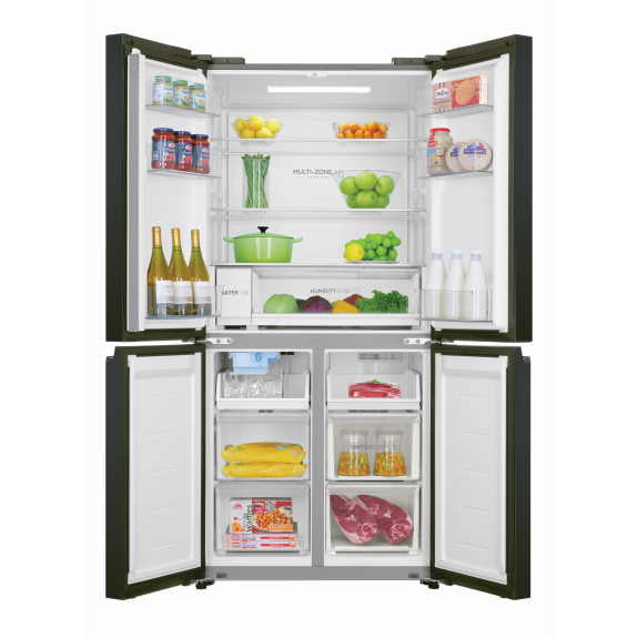 Haier 508 Litre Quad Door Refrigerator - Black