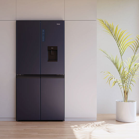 Haier 508 Litre Quad Door Refrigerator - Black