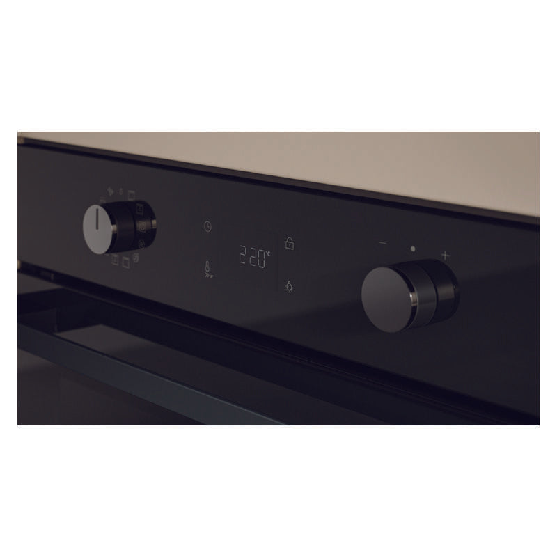 HAIER 500 SERIES BUILT IN OVEN AIR FRY STEAM ASSIST BLACK 60CM