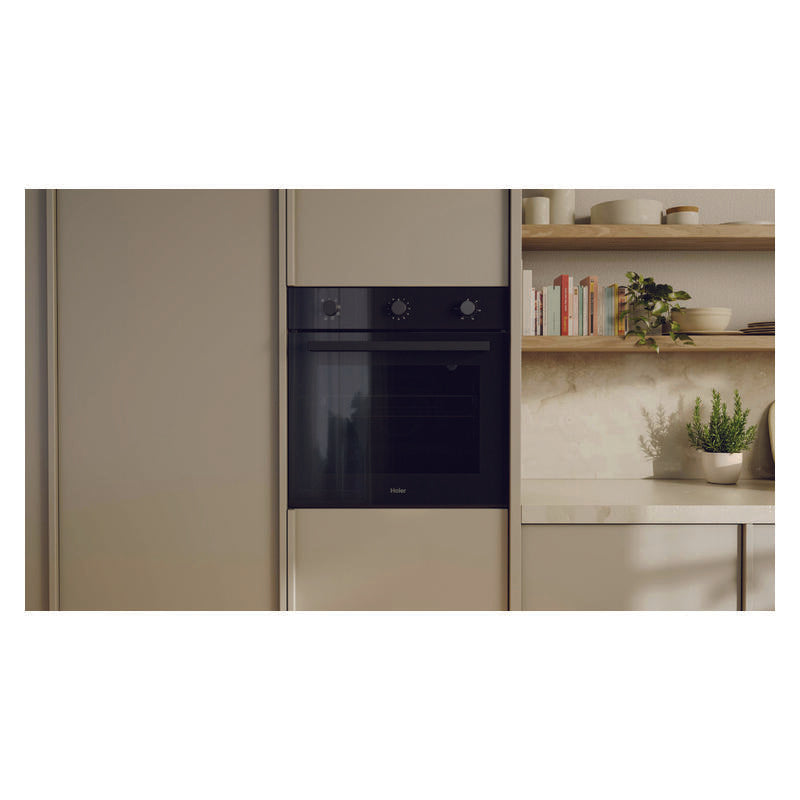 HAIER 300 SERIES BUILT IN OVEN 10A PLUG BLACK 60CM
