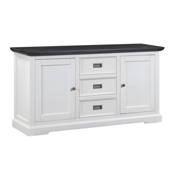 HAMPTON HAMPTON BUFFET - 1640X470 - WHITE/DARK TIMBER