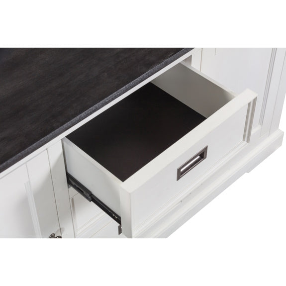 HAMPTON HAMPTON BUFFET - 1640X470 - WHITE/DARK TIMBER