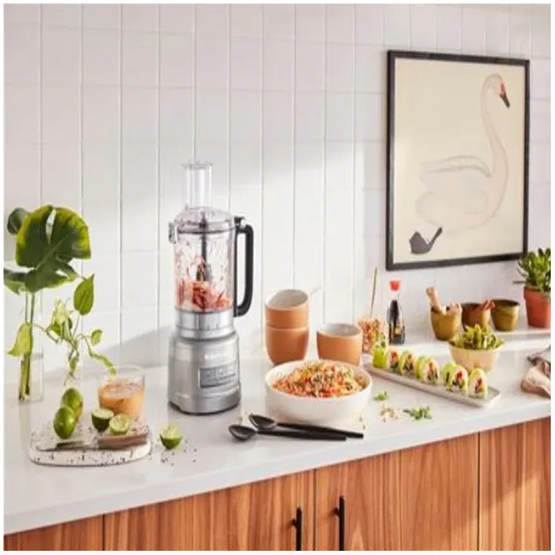 KITCHENAID 9 CUP FOOD PROCESSOR CONTOUR SILVER 250W