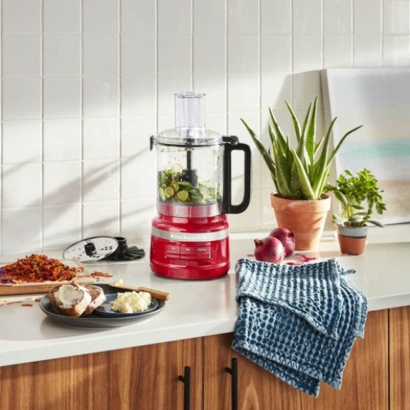 KITCHENAID 9 CUP FOOD PROCESSOR EMPIRE RED 250W