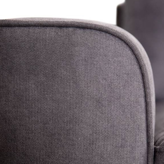Kristie 3 Seater Sofa Bed with Chaise - Dark Grey