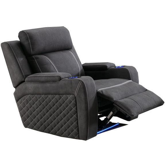 MAGIC MAGIC CHARCOAL - RHINO SUEDE - 3 PCE SUITE 2ERER+ER+ER