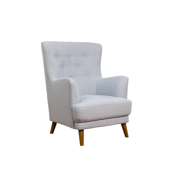 Marie Accent Armchair - Polar Sky/Eclipse Sky