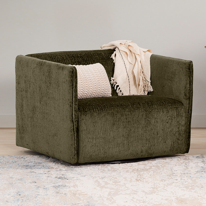MARTINA MARTINA AVOCADO - AURA FABRIC - SWIVEL CHAIR