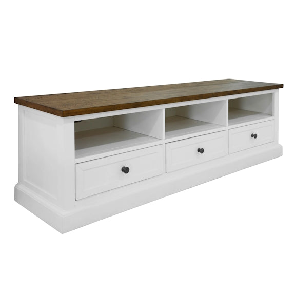 MONTREAL MONTREAL ENTERTAINMENT UNIT - 1800X450 - WHITE/NATURAL