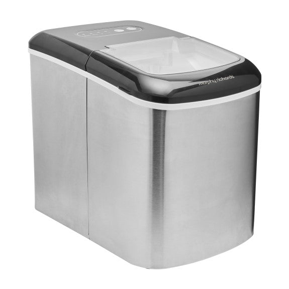 MORPHYRICHARDS STAINLESS STEEL ICE MAKER 15kg