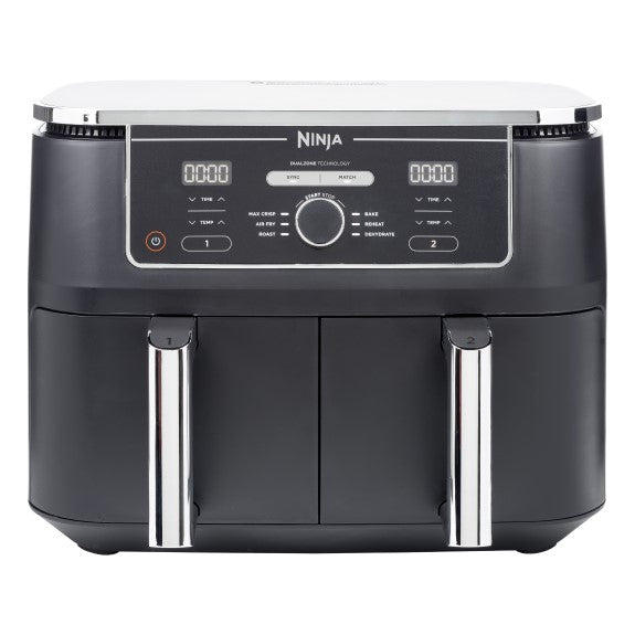 NINJA FOODI MAX XXXL DUAL ZONE AIR FRYER SILVER BLACK 9.5L