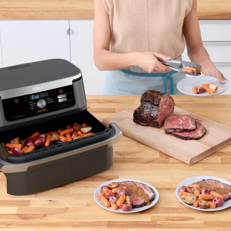 NINJA NINJA XXXL FLEXDRAWER AIR FRYER SILVER BLACK