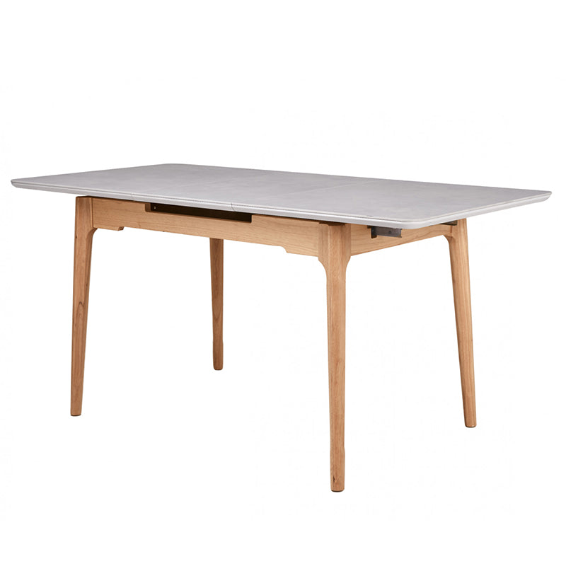 NORWAY NORWAY EXT DINING TABLE - 1400-1800X900 - LIGHT GREY/OAK