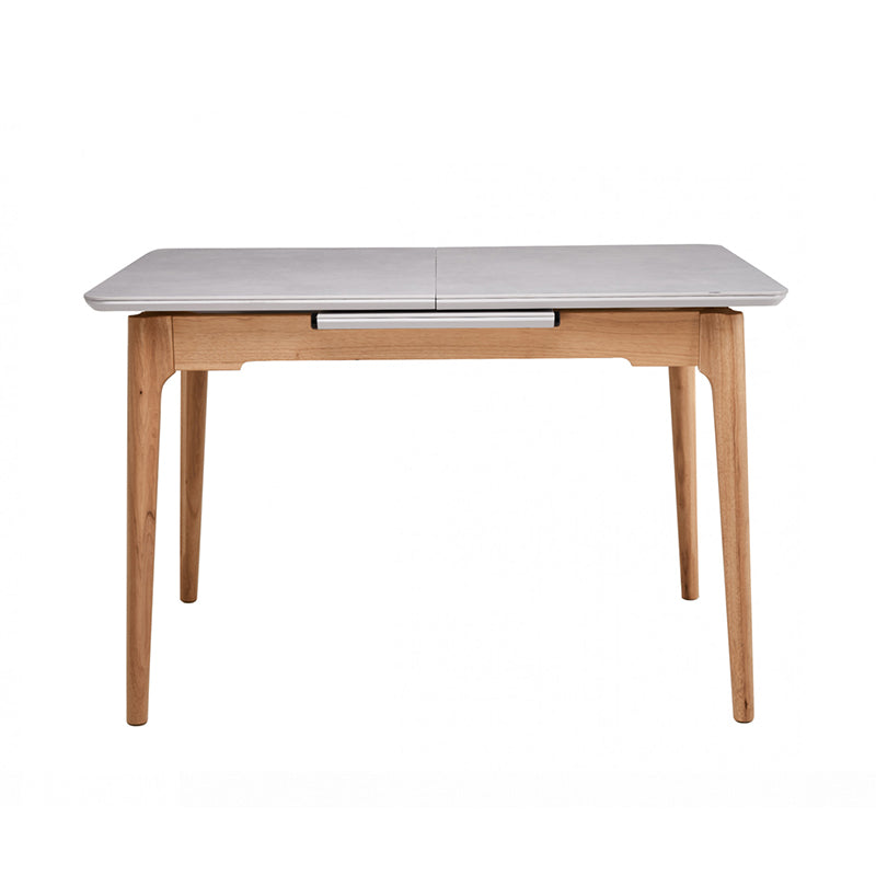 NORWAY NORWAY EXT DINING TABLE - 1400-1800X900 - LIGHT GREY/OAK