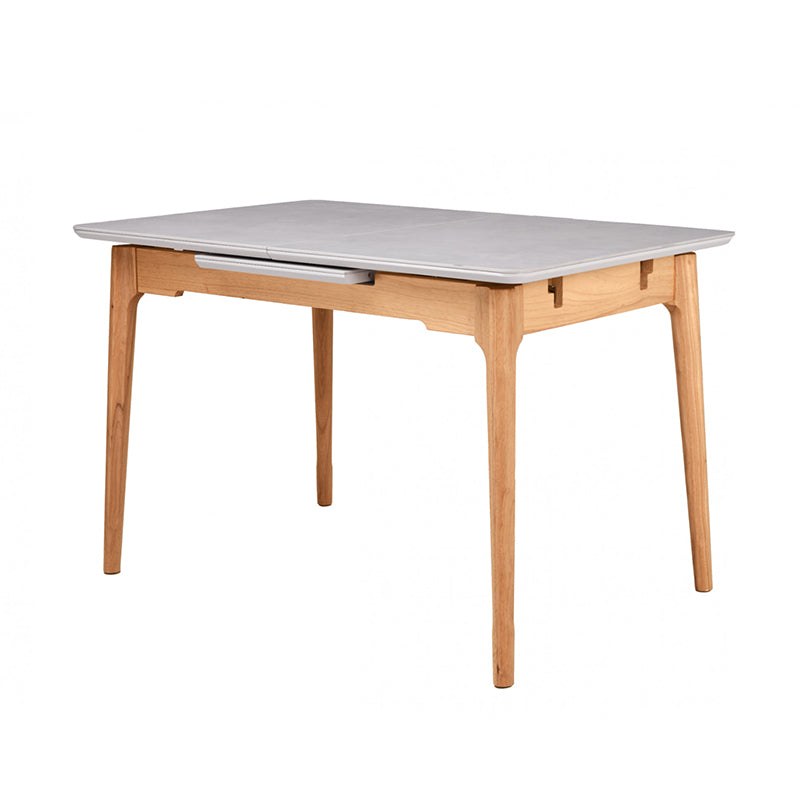 NORWAY NORWAY EXT DINING TABLE - 1400-1800X900 - LIGHT GREY/OAK