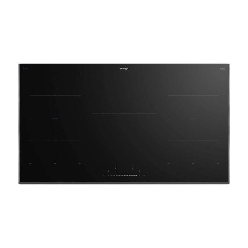 OMEGA TOUCH CONTROL INDUCTION COOKTOP WITH 3 FLEX ZONES 90CM