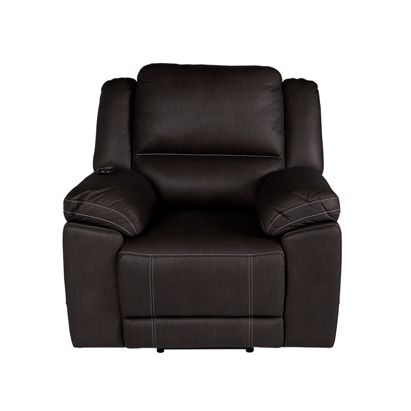 Oregon Lift & Recline Fabric Armchair - Jet