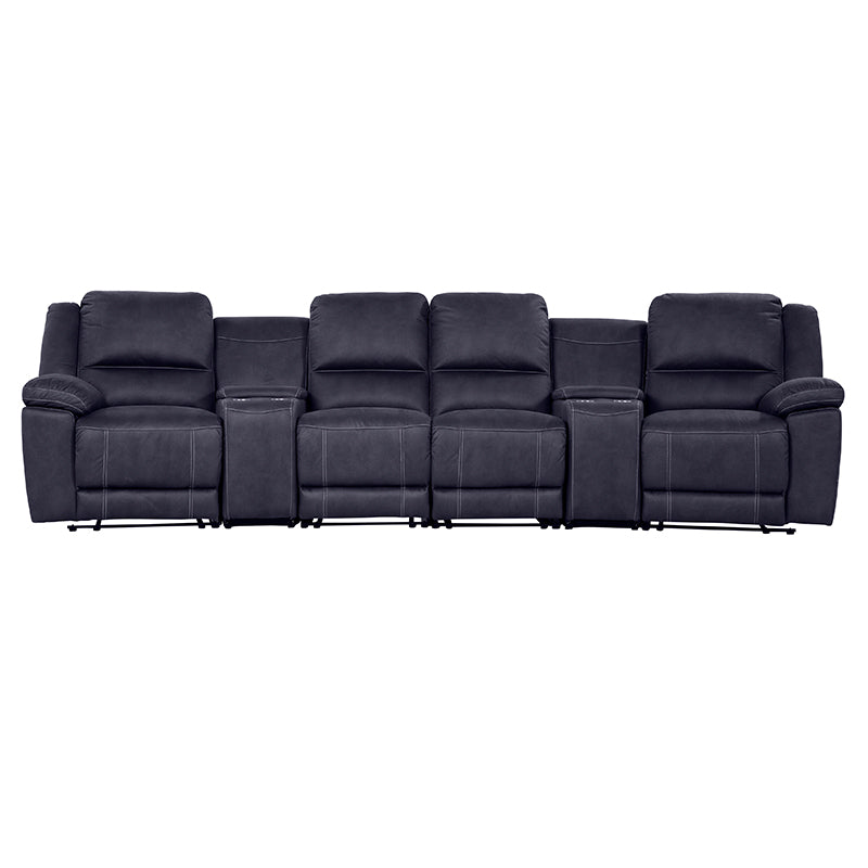 OREGON OREGON NAVY - FABRIC - 4 SEAT HOME THEATRE