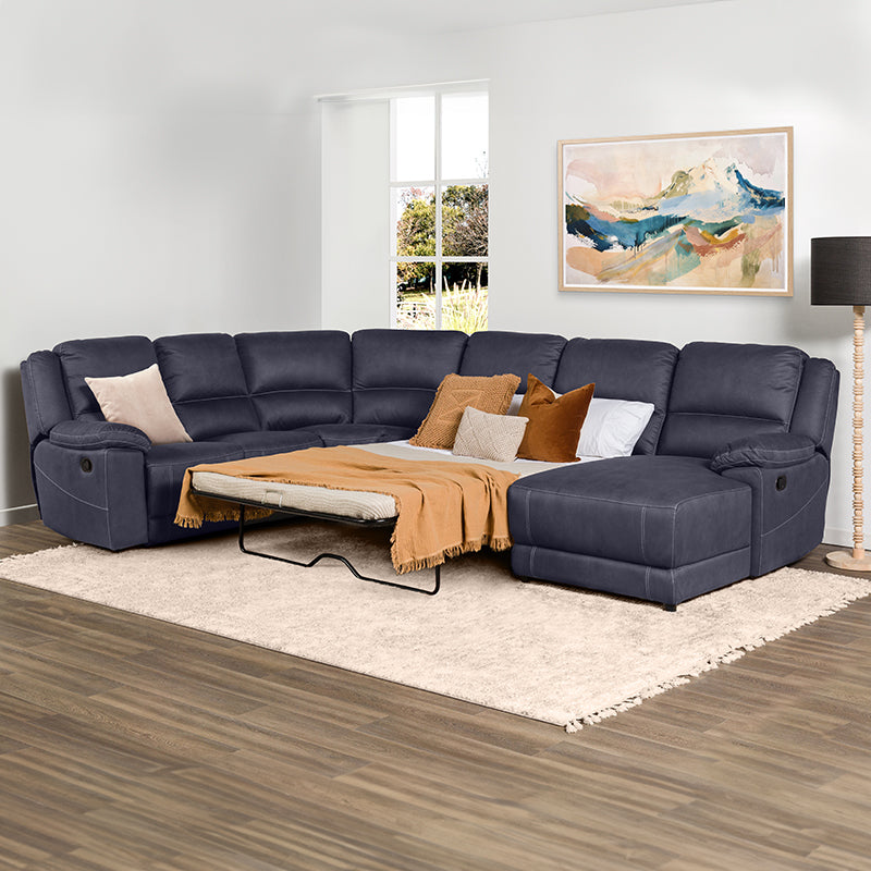 OREGON OREGON NAVY - FABRIC - 6 SEAT CORNER RHF CHAISE