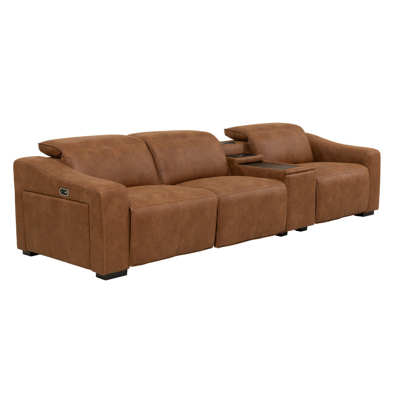 PRESTIGE PRESTIGE TAN - PORTLAND FABRIC - 3 SEAT ELECTRIC RECLINER