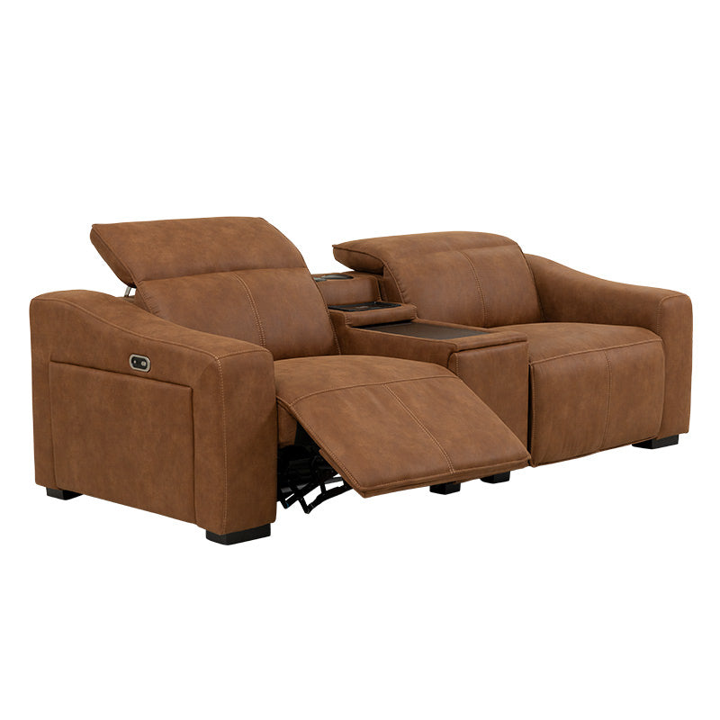 PRESTIGE PRESTIGE TAN - PORTLAND FABRIC - 2 SEAT ELECTRIC RECLINER