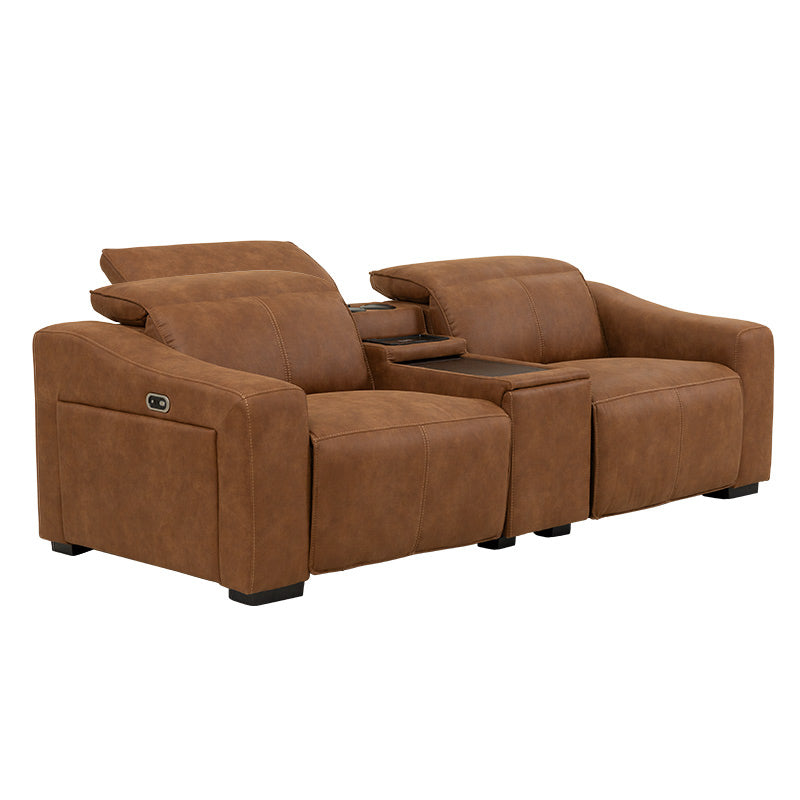 PRESTIGE PRESTIGE TAN - PORTLAND FABRIC - 2 SEAT ELECTRIC RECLINER