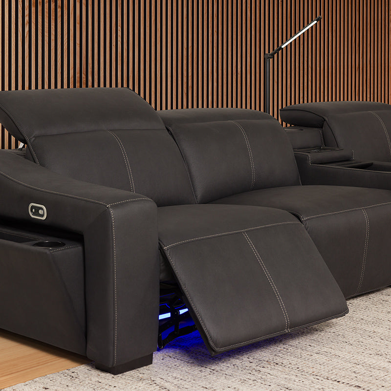 PRESTIGE PRESTIGE JET - ANTELOPE FABRIC - 3 SEAT ELECTRIC RECLINER