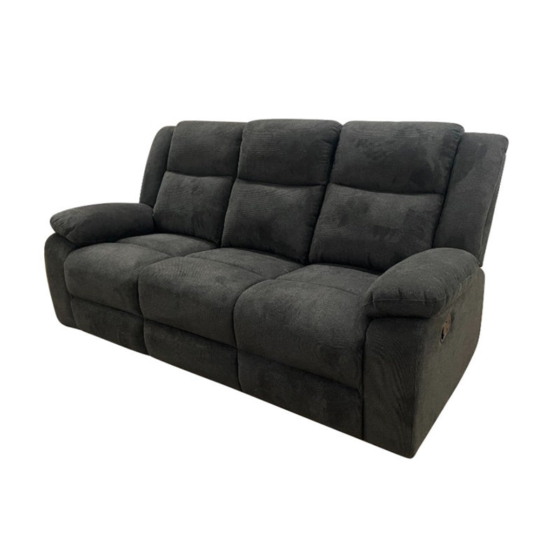 RANCHER RANCHER CHARCOAL - ENJOY FABRIC - 3 PCE LOUNGE SUITE 3RR+R+R