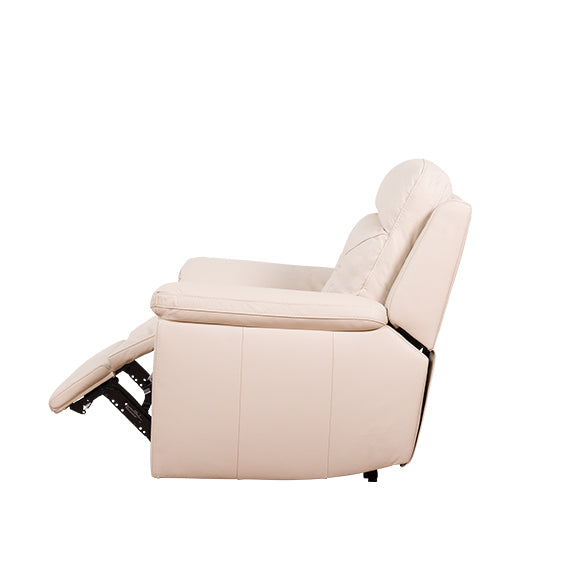 RENATO RENATO TAUPE - LEATHER - ELECTRIC RECLINER