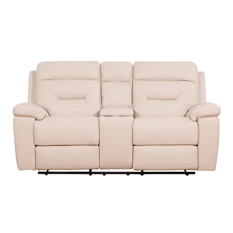 RENATO RENATO TAUPE - LEATHER - 2 SEAT ELECTRIC RECLINER