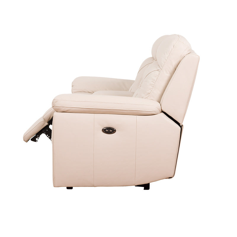 RENATO RENATO TAUPE - LEATHER - 2 SEAT ELECTRIC RECLINER