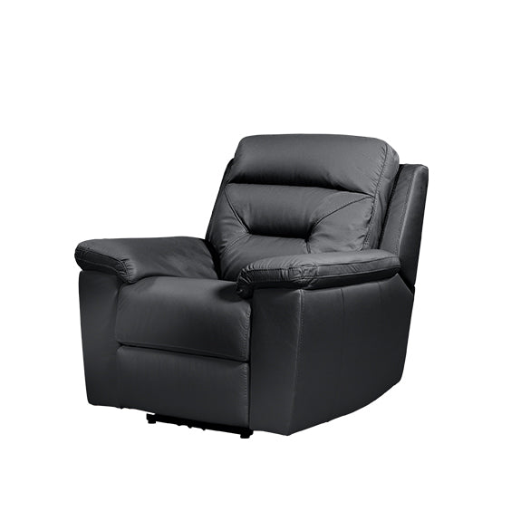 RENATO RENATO BLACK - LEATHER - ELECTRIC RECLINER