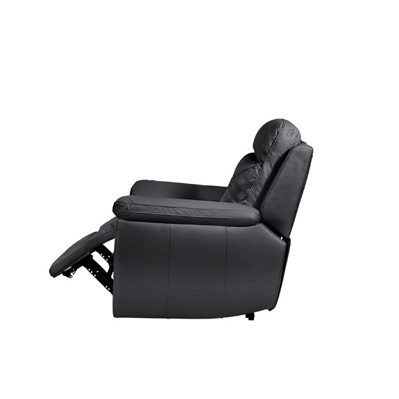 RENATO RENATO BLACK - LEATHER - ELECTRIC RECLINER