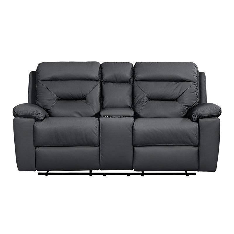 RENATO RENATO BLACK - LEATHER - 2 SEAT ELECTRIC RECLINER