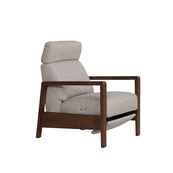 ROME ROME - GREY FABRIC - ELECTRIC RECLINING ARMCHAIR