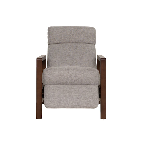 ROME ROME - GREY FABRIC - ELECTRIC RECLINING ARMCHAIR
