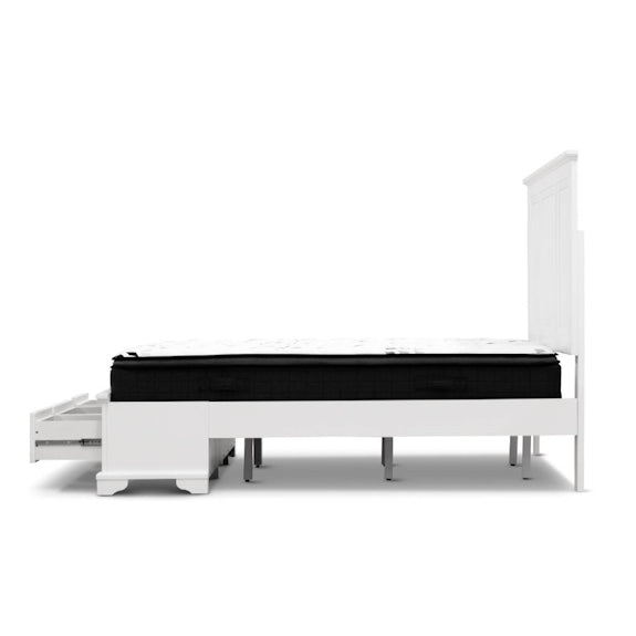 SALA MKII SALA MKII QUEEN BEDROOM SUITE TALLBOY 4 PCE - WHITE
